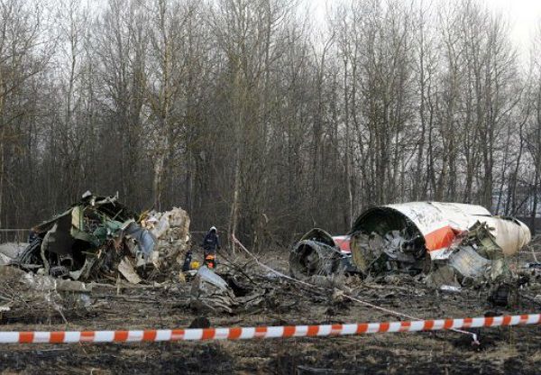 Wrak rządowego TU-154M pod Smoleńskiem