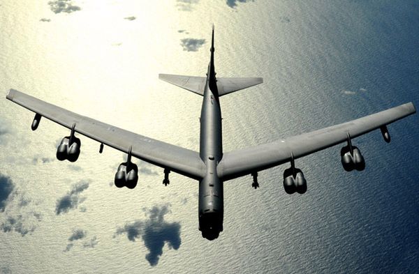 B-52H Stratofortress nad Pacyfikiem