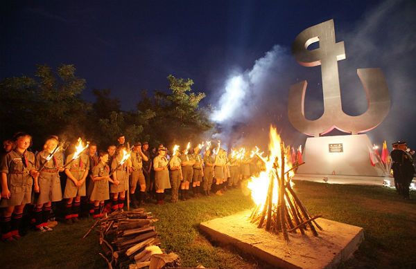 Ogień Pamięci w 68. rocznicę wybuchu Powstania Warszawskiego