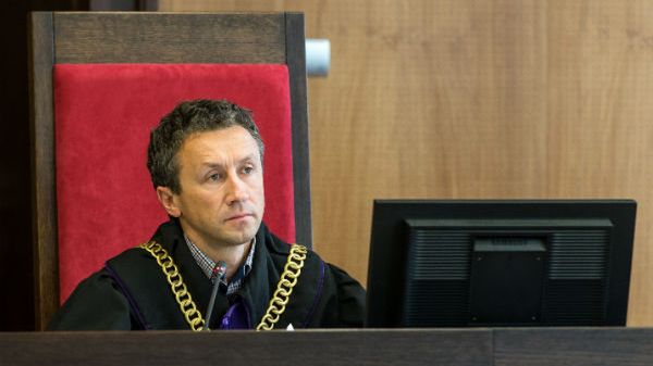 Sędzia Zbigniew Moska orzekający w sprawie kradzieży 5,4 mln złotych z wrocławskiej sortowni pieniędzy w marcu 2010 r.