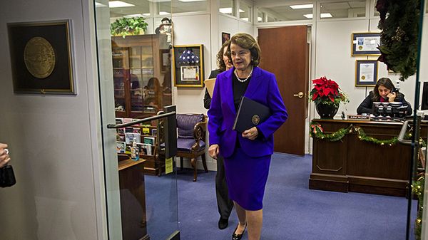 Senator Dianne Feinstein z raportem