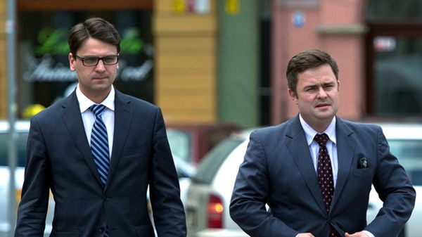 Mariusz Kamiński i Adam Hofman