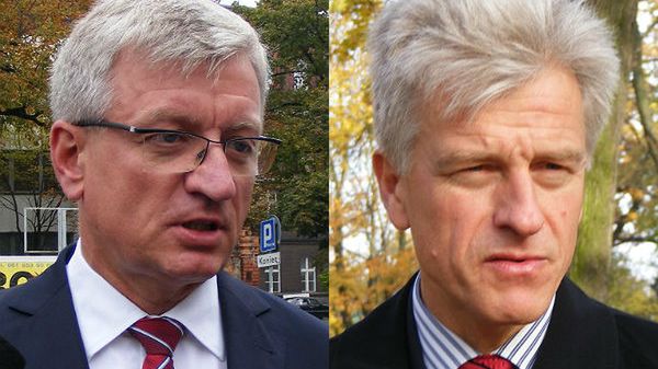 Jacek Jaśkowiak i Ryszard Grobelny