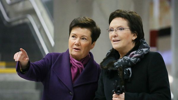 Hanna Gronkiewicz-Waltz i Ewa Kopacz