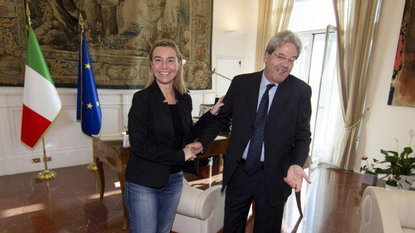 Federica Mogherini i Paolo Gentiloni