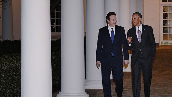 David Cameron i Barack Obama