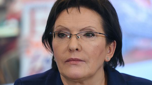 Premier rządu Ewa Kopacz