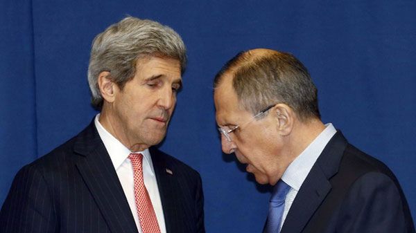 John Kerry i Siergiej Ławrow