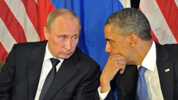 Władimir Putin i Barack Obama; zdjęcie archiwalne