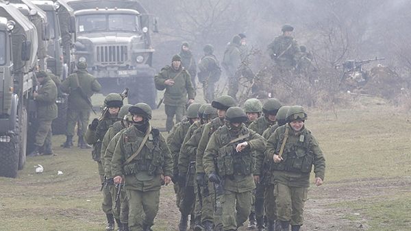 Żołnierze na Krymie