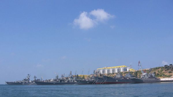 Okręty rosyjskiej Floty Czarnomorskiej na Krymie
