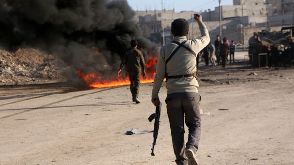 Rebelianci w Aleppo