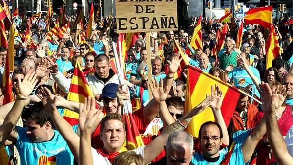 Manifestacja w Barcelonie