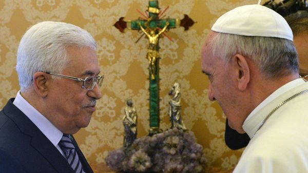 Mahmud Abbas i papież Franciszek