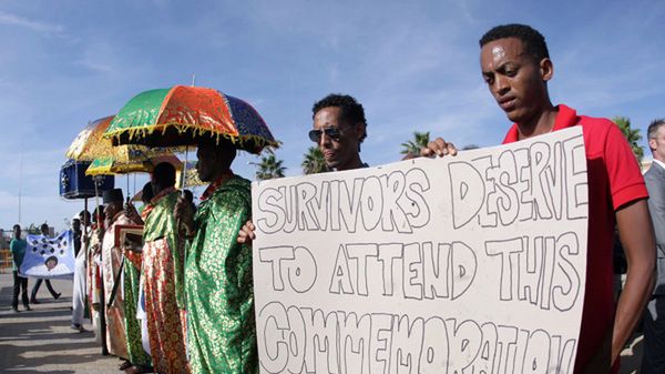 "Ocaleni zasługują na uczestnictwo w uroczystości" - protest w Agrigento