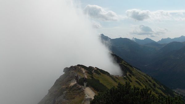 Szlak z Kasprowego Wierchu na Giewont