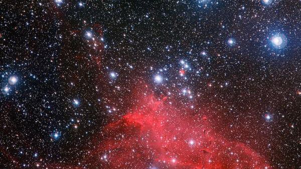 Gromada gwiazd NGC 3572 i jej najbliższe otoczenie