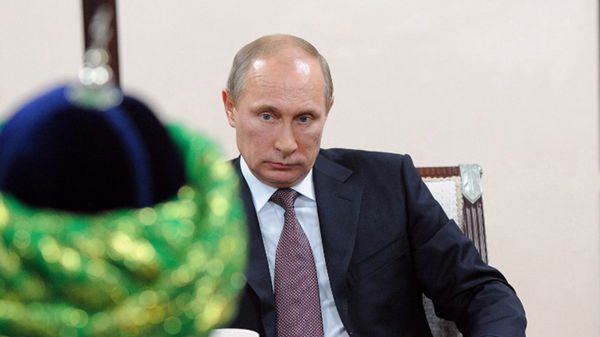 Prezydent Putin na spotkaniu z muzułmańskim muftim