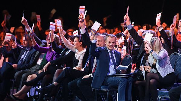 Donald Tusk podczas Konwencji Krajowej Platformy Obywatelskiej