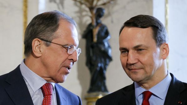 Siergiej Ławrow i Radosław Sikorski