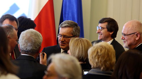 Prezydent z odznaczonymi
