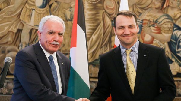 Rijad al-Maliki i Radosław Sikorski