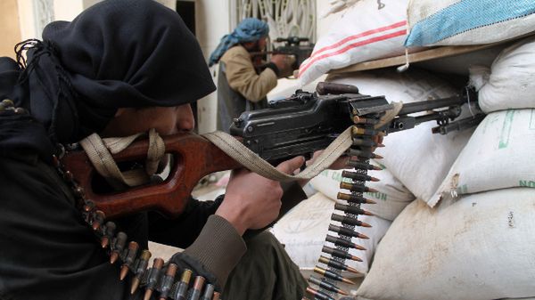 Rebelianci w mieście Deir Ezzor