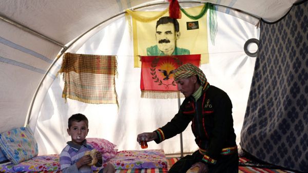 Kurdyjscy uchodźcy z Syrii