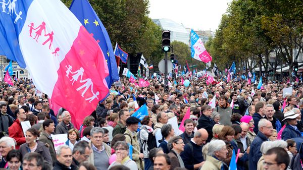 Demonstracja w Paryżu
