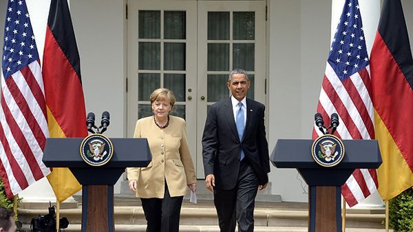 Angela Merkel i Barack Obama