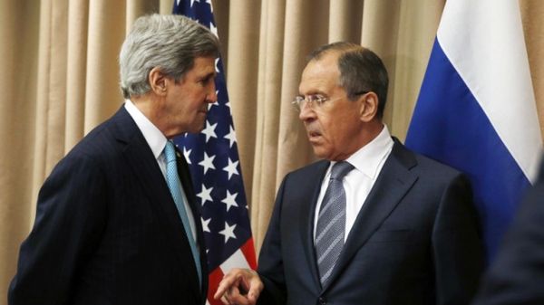 John Kerry i Siergiej Ławrow