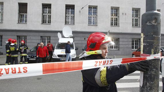 Ewakuacja Sądu Apelacyjnego w Katowicach