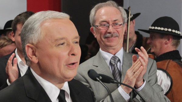 Jarosław Kaczyński i Stanisław Kostrzewski