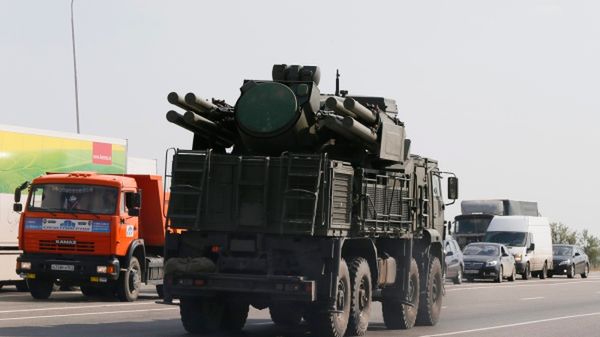 Kolumna rosyjskich wozów opancerzonych mogła wjechać na terytorium Ukrainy