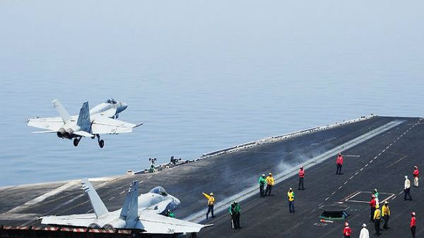 F/A-18 Hornet należące do amerykańskich sił powietrznych