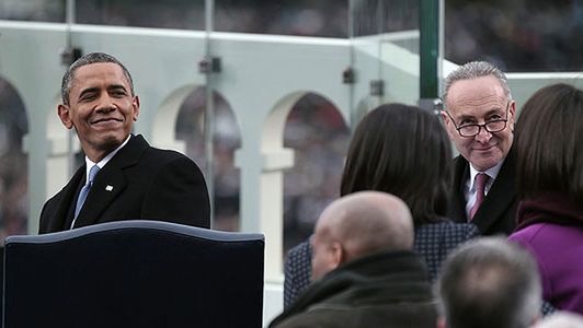 Barack Obama i Charles Schumer