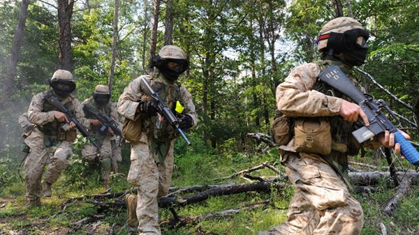 Trening marines w bazie w Quantico