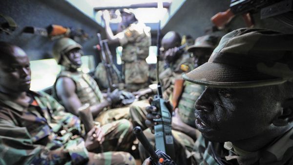 Ugandyjscy żołnierze w Somalii