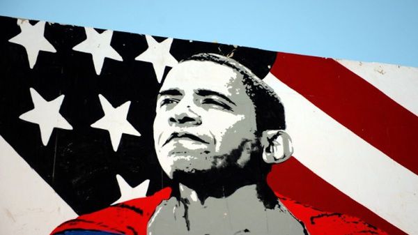 Barack Obama jako Superman