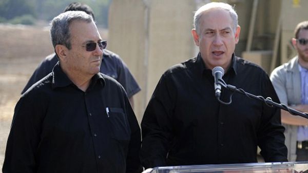 Ehud Barak i Benjamin Netanjahu
