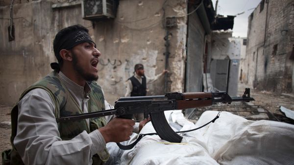 Syryjski rebeliant, Aleppo