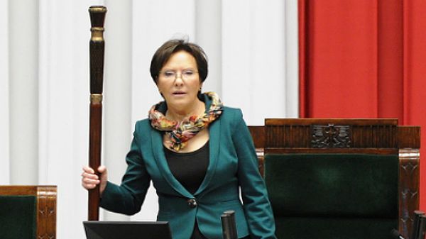 Marszałek sejmu Ewa Kopacz