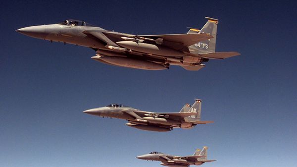 Formacja saudyjskich F-15