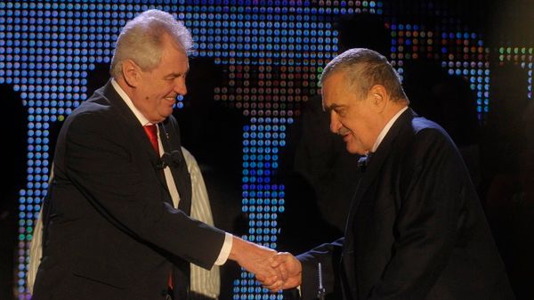 Milosz Zeman i Karel Schwarzenberg