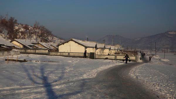 Wieś na obrzeżach Phenianu