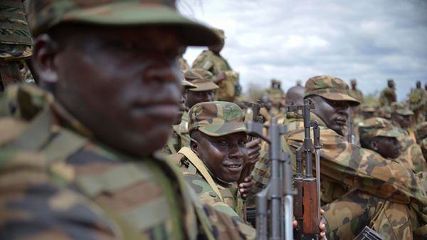 Żołnierze ugandyjscy z misji AMISOM w Somalii
