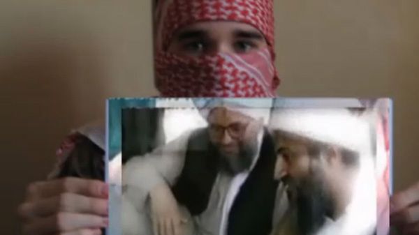 Artur Ł. na umieszczonym w sieci filmie, który zadedykował Osamie bin Ladenowi