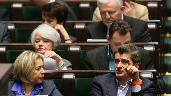 Wanda Nowicka i Janusz Palikot