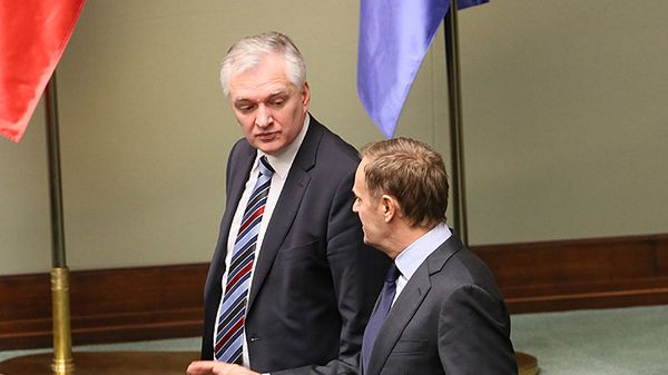 Donald Tusk i Jarosław Gowin