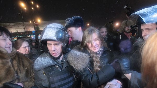 Manifestacja w Moskwie